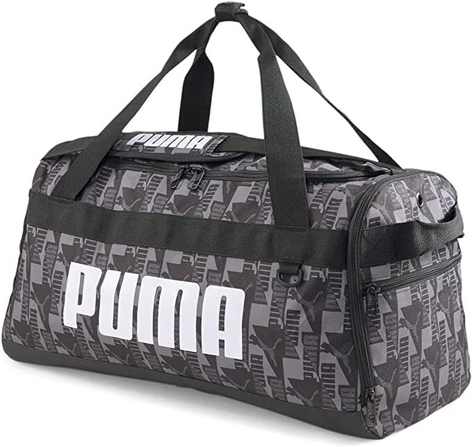 Sportinis krepšys Puma Challenger Duffel Bag S, 35 l, Castlerock-power logo aop kaina ir informacija | Kuprinės ir krepšiai | pigu.lt