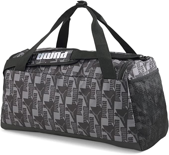 Sportinis krepšys Puma Challenger Duffel Bag S, 35 l, Castlerock-power logo aop kaina ir informacija | Kuprinės ir krepšiai | pigu.lt