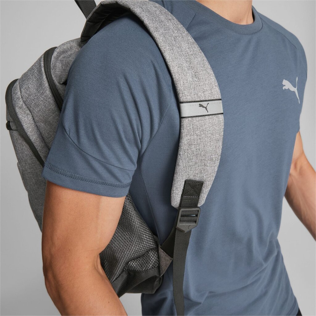 Kuprinė Puma Buzz Backpack, 26 l, medium gray heather цена и информация | Kuprinės ir krepšiai | pigu.lt