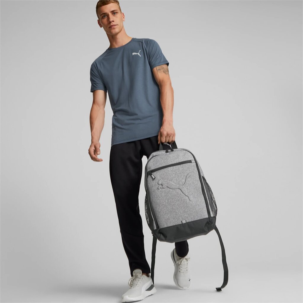 Kuprinė Puma Buzz Backpack, 26 l, medium gray heather цена и информация | Kuprinės ir krepšiai | pigu.lt