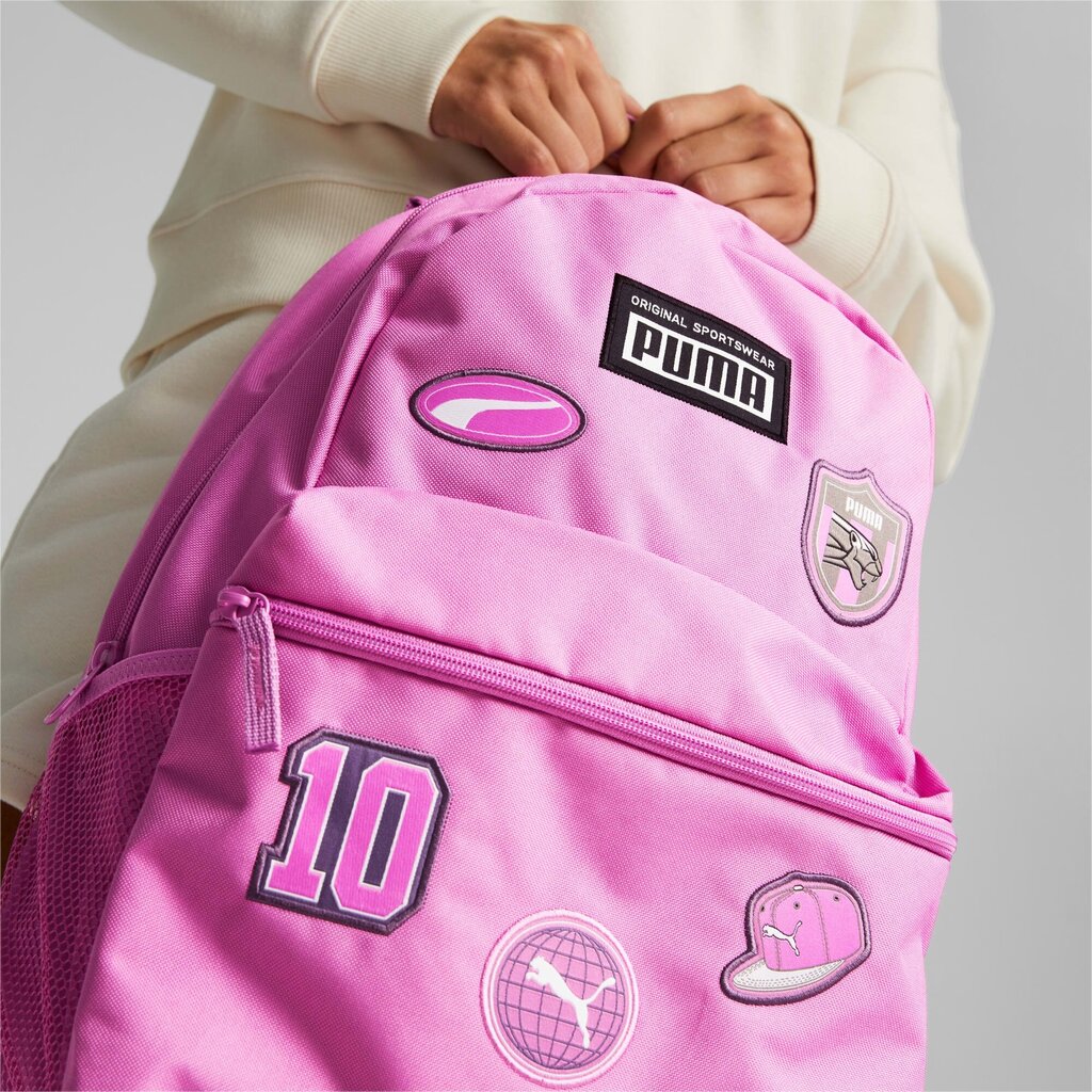 Kuprinė Puma Patch Backpack, 22 l , mauve pop kaina ir informacija | Kuprinės ir krepšiai | pigu.lt