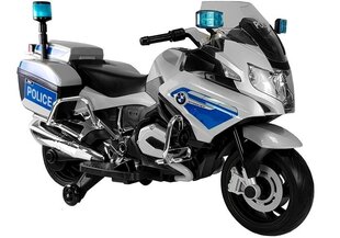 Elektrinis motociklas vaikams BMW R1200 Police, sidabrinis цена и информация | Электромобили для детей | pigu.lt