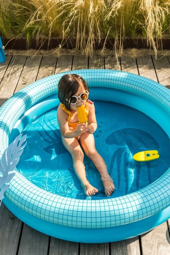 Pripučiamas baseinas vaikams"Dippy" (Ø 120 cm) - Okeanas, Quut 172673 kaina ir informacija | Vandens, smėlio ir paplūdimio žaislai | pigu.lt