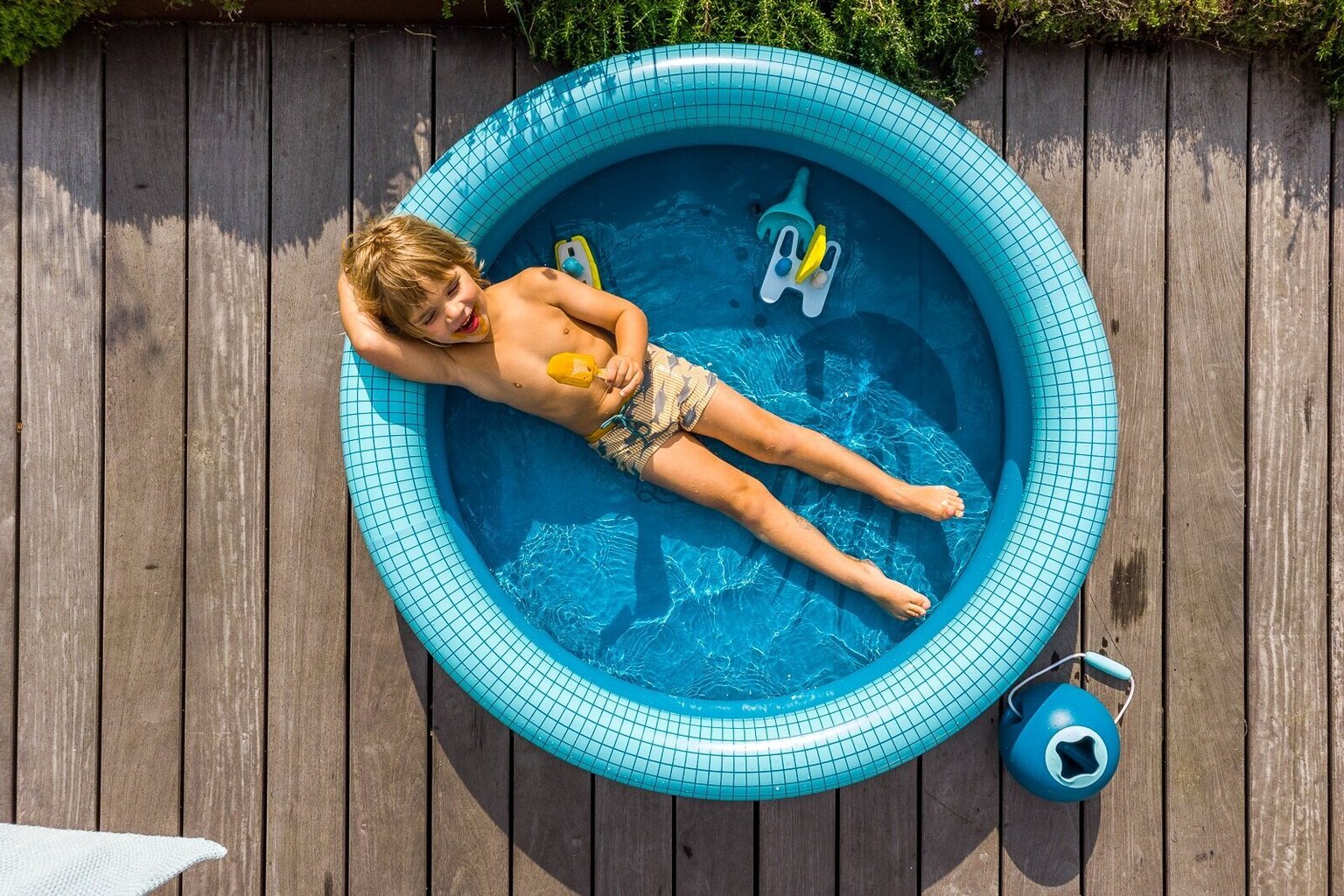 Pripučiamas baseinas vaikams"Dippy" (Ø 120 cm) - Okeanas, Quut 172673 kaina ir informacija | Vandens, smėlio ir paplūdimio žaislai | pigu.lt