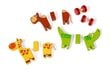 Magnetiniai gyvūnai Rolling safari Scratch Preschool,6181032, 3 vnt цена и информация | Lavinamieji žaislai | pigu.lt