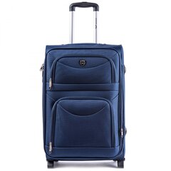 Небольшой чемодан Wings 6802, S, синий цена и информация | Чемоданы, дорожные сумки | pigu.lt