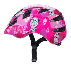 Детский велосипедный шлем Meteor PNY11 Cats, розовый цена и информация | Шлемы | pigu.lt