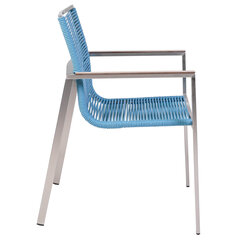 Кресло Greemotion Boston, синий цвет цена и информация |  Садовые стулья, кресла, пуфы | pigu.lt