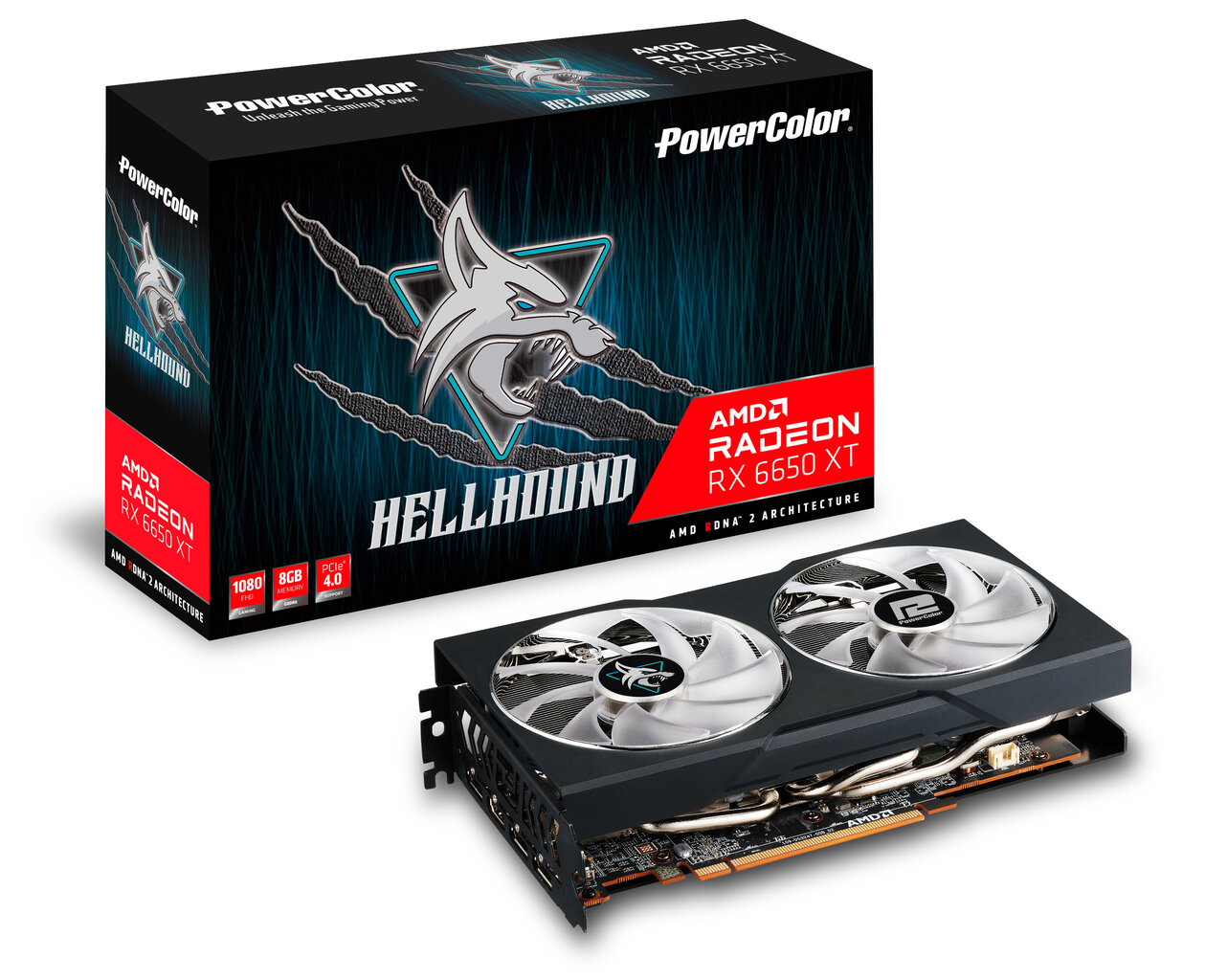 PowerColor Radeon RX 6650 XT kaina ir informacija | Vaizdo plokštės (GPU) | pigu.lt