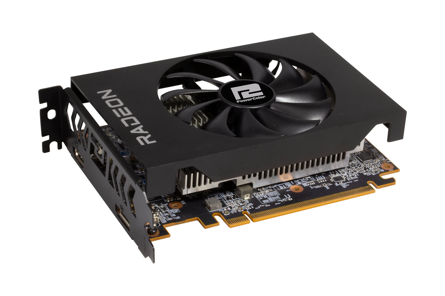 PowerColor AXRX 6400 4GBD6-DH graphics card AMD Radeon RX 6400 4 GB GDDR6 kaina ir informacija | Vaizdo plokštės (GPU) | pigu.lt
