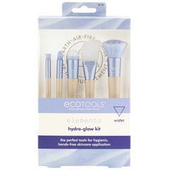 Набор кисточек для макияжа Ecotools Elements Water Hydro-Glow (5 pcs) цена и информация | Кисти для макияжа, спонжи | pigu.lt