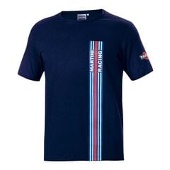 Marškinėliai vyrams Sparco Martini Racing, mėlyni kaina ir informacija | Vyriški marškinėliai | pigu.lt