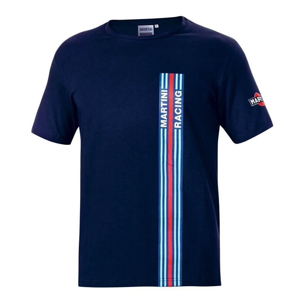 Marškinėliai vyrams Sparco Martini Racing, mėlyni цена и информация | Vyriški marškinėliai | pigu.lt