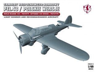 Rinkinys PZL-43 lenkų karo žvalgybinis bombonešis kaina ir informacija | Konstruktoriai ir kaladėlės | pigu.lt