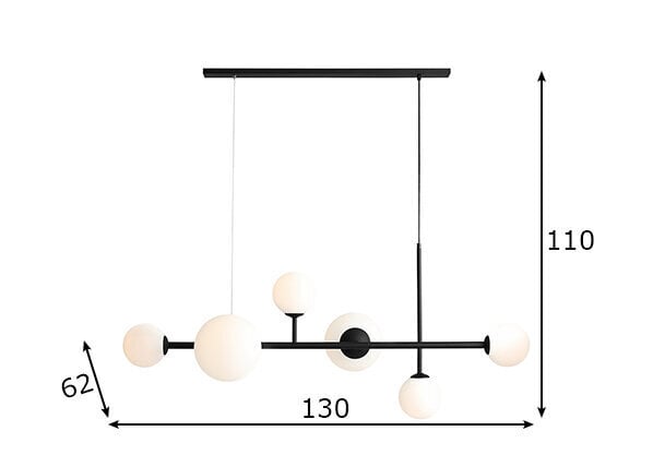 Aldex lubinis šviestuvas Dione kaina ir informacija | Lubiniai šviestuvai | pigu.lt