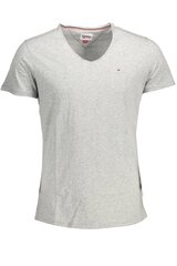 Tommy Hilfiger marškinėliai vyrams DM0DM09587, pilki kaina ir informacija | Vyriški marškinėliai | pigu.lt