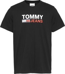 Tommy Jeans marškinėliai vyrams 46989, juodi kaina ir informacija | Vyriški marškinėliai | pigu.lt