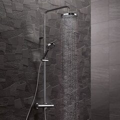 Kludi dušo komplektas Zenta dual shower system 6609505-00, sidabrinė kaina ir informacija | Maišytuvų ir dušų priedai | pigu.lt