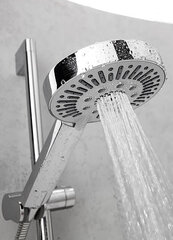 Kludi dušo komplektas Zenta dual shower system 6609505-00, sidabrinė цена и информация | Аксессуары для душа, смесителей | pigu.lt