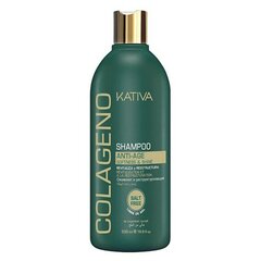Šampūnas Kativa Collagen Shampoo, 500ml kaina ir informacija | Šampūnai | pigu.lt