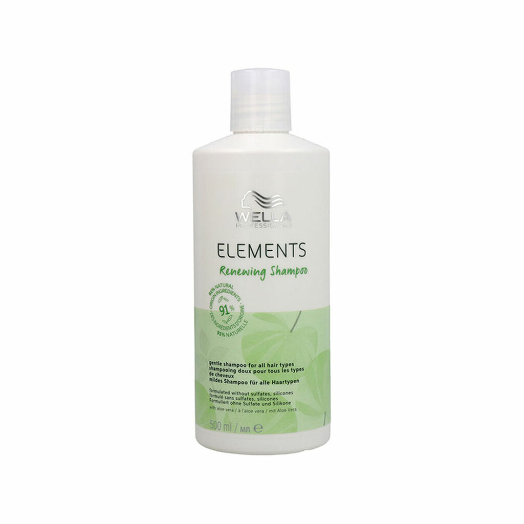 Šampūnas Elements Renewing Wella, 500 ml kaina ir informacija | Šampūnai | pigu.lt