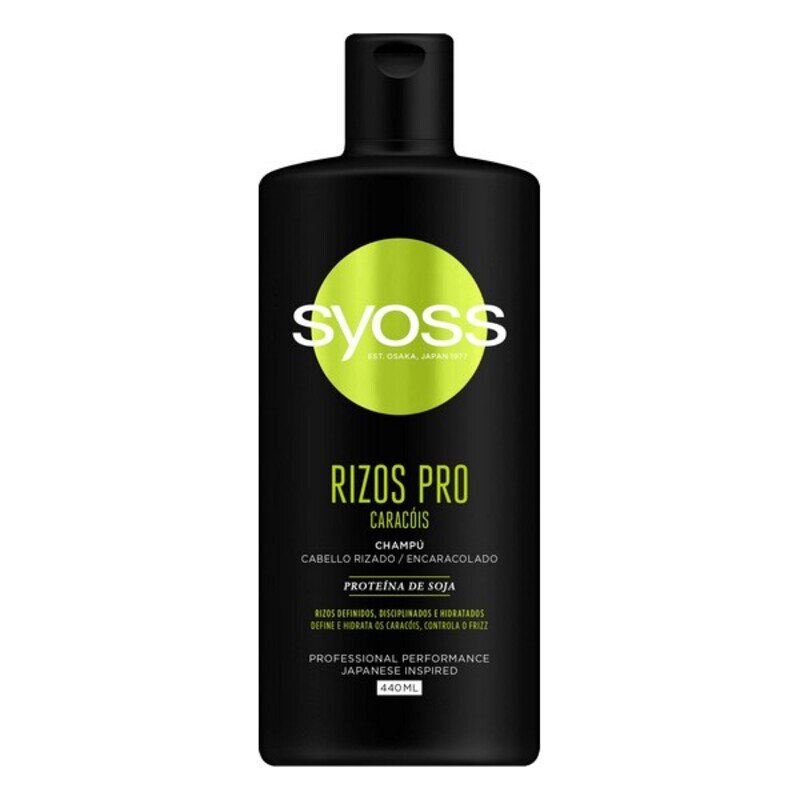 Šampūnas garbanotiems plaukams Syoss Shampoo Rizos Pro Definition And Hydration, 440 ml kaina ir informacija | Šampūnai | pigu.lt