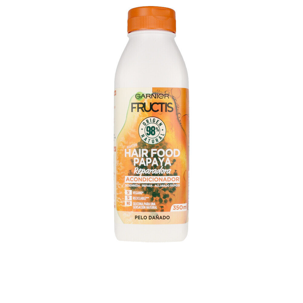 Kondicionierius Garnier fructis hair food papaya repairing 350ml цена и информация | Balzamai, kondicionieriai | pigu.lt