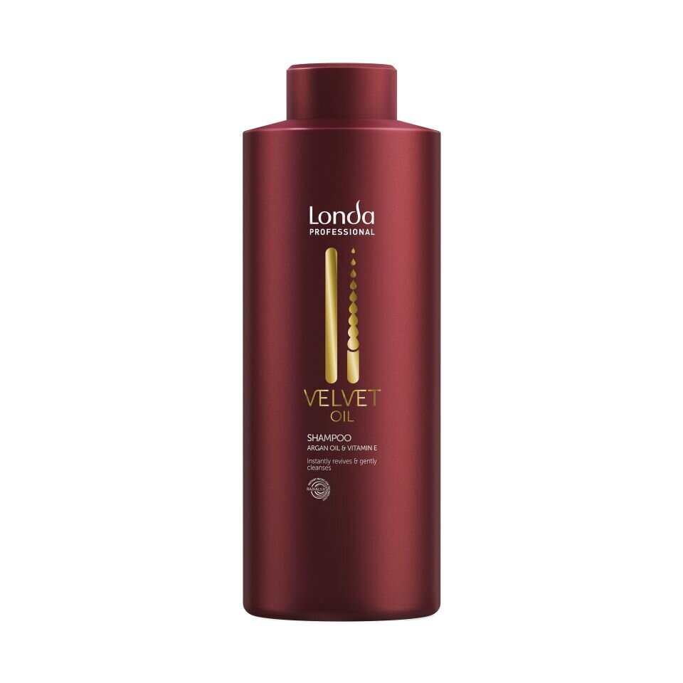 Plaukų šampūnas Londa Velvet Oil Shampoo, 1000 ml kaina ir informacija | Šampūnai | pigu.lt