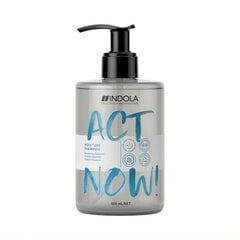 Шампунь для волос Indola Act Now! Moisture Shampoo, для сухих волос, 300 мл цена и информация | Шампуни | pigu.lt