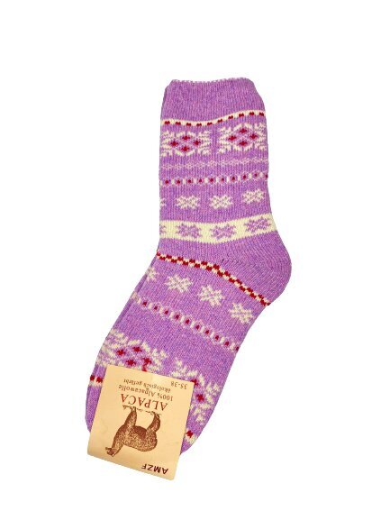 Kojinės iš alpakos vilnos "Snaigė" kaina ir informacija | Moteriškos kojinės | pigu.lt