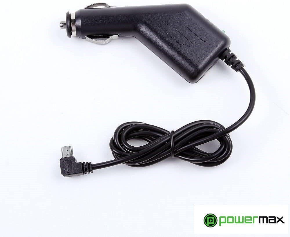 Powermax PPC002 Mini-USB 2A 12-24V 120cm kaina ir informacija | Automobilių 12V el. priedai | pigu.lt
