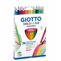 Набор акварельных карандашей GIOTTO COLORS 3.0 F277300 FILA, 36 цветов цена и информация | Принадлежности для рисования, лепки | pigu.lt