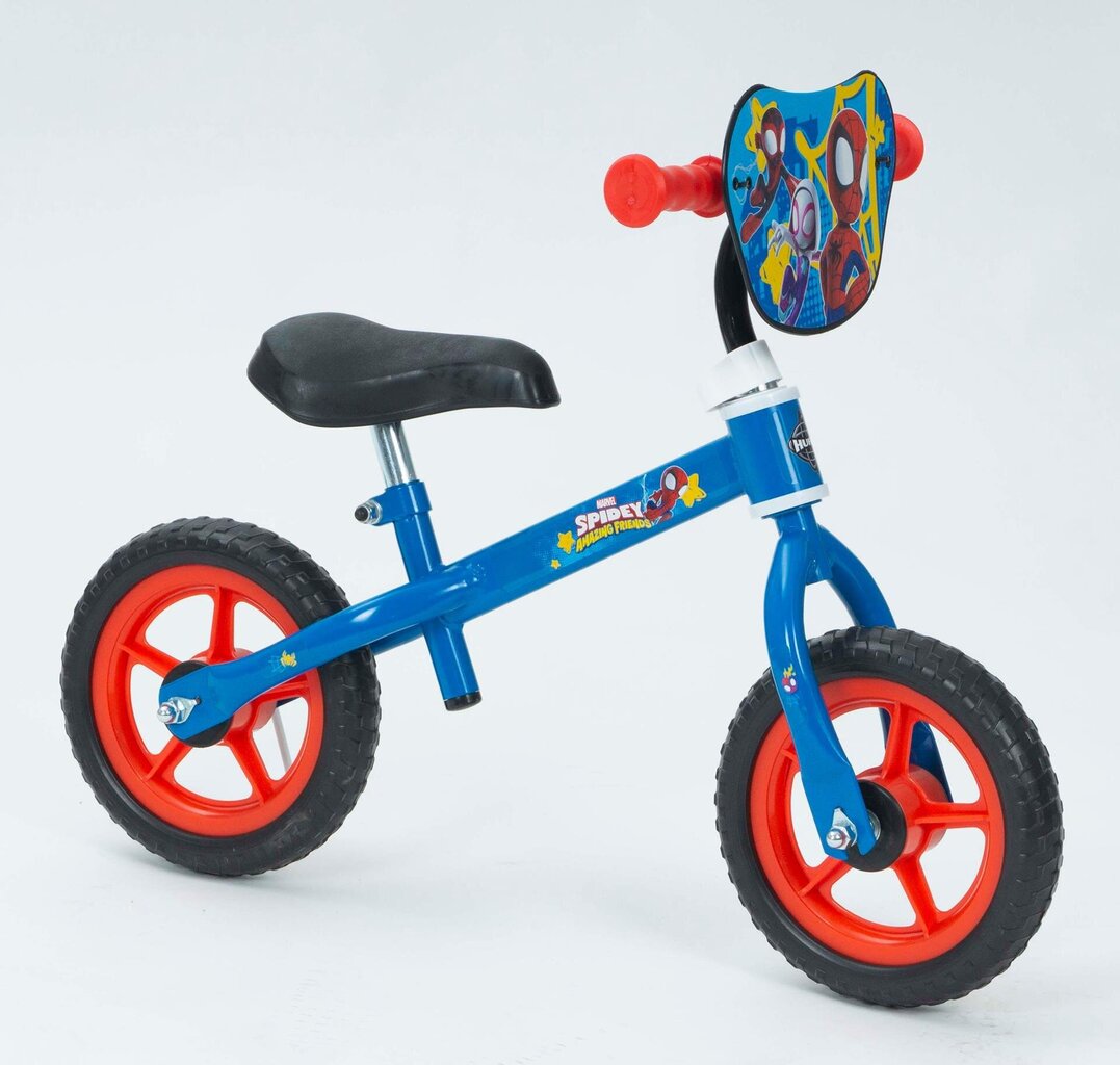 Vaikiškas dviratukas Huffy Spider-Man Kids Balance Bike 10" kaina ir informacija | Dviračiai | pigu.lt