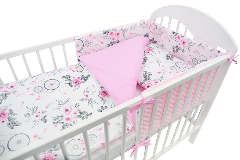 Vaikiška patalynė MINKY 135x100 MyBaby, 3 dalių kaina ir informacija | Patalynė kūdikiams, vaikams | pigu.lt