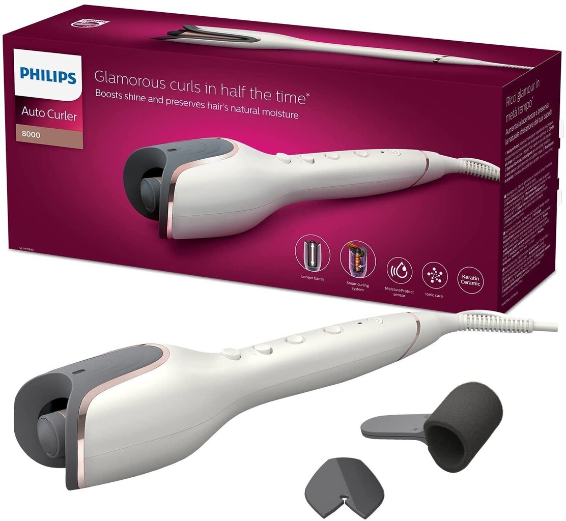 Philips MoistureProtect BHB878/00 kaina ir informacija | Plaukų formavimo ir tiesinimo prietaisai | pigu.lt