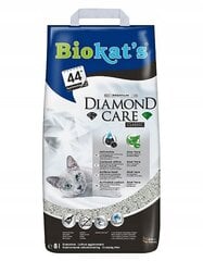 Бентонитовый наполнитель для кошачьего туалета Biokat's Diamond Care Classic, 8 л. цена и информация | Наполнители для кошачьих туалетов | pigu.lt