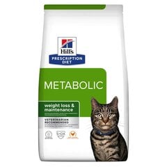 Hill's Prescription Diet Feline Metabolic с курицей, 3 кг цена и информация | Сухой корм для кошек | pigu.lt