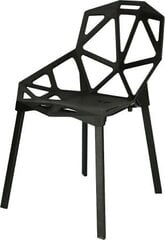 Пластиковый стул "Gap PP" черный Simplet цена и информация | Стулья для кухни и столовой | pigu.lt