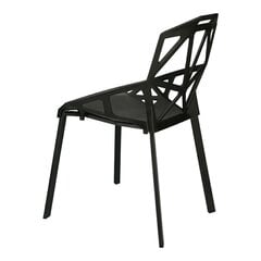Пластиковый стул "Gap PP" черный Simplet цена и информация | Стулья для кухни и столовой | pigu.lt
