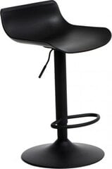 Bar One Simplet регулируемый барный стул матовый черный цена и информация | Стулья для кухни и столовой | pigu.lt