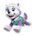 Dvisluoksnė sienų dekoracija Paw Patrol / Šuničių Patrulis - Everestas