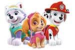 Dvisluoksnė Sienų dekoracija Paw Patrol / Šuniučių Patrulis - Everest, Skye, Marshall