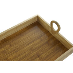 Набор подносов DKD Home Decor Натуральный Бамбук (45 x 30.5 x 10.5 cm) (41.5 x 28.4 x 10.5 cm) (2 шт) цена и информация | Посуда, тарелки, обеденные сервизы | pigu.lt