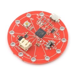 LilyPad Arduino USB - ATmega32U4 mikrovaldiklis цена и информация | Электроника с открытым кодом | pigu.lt