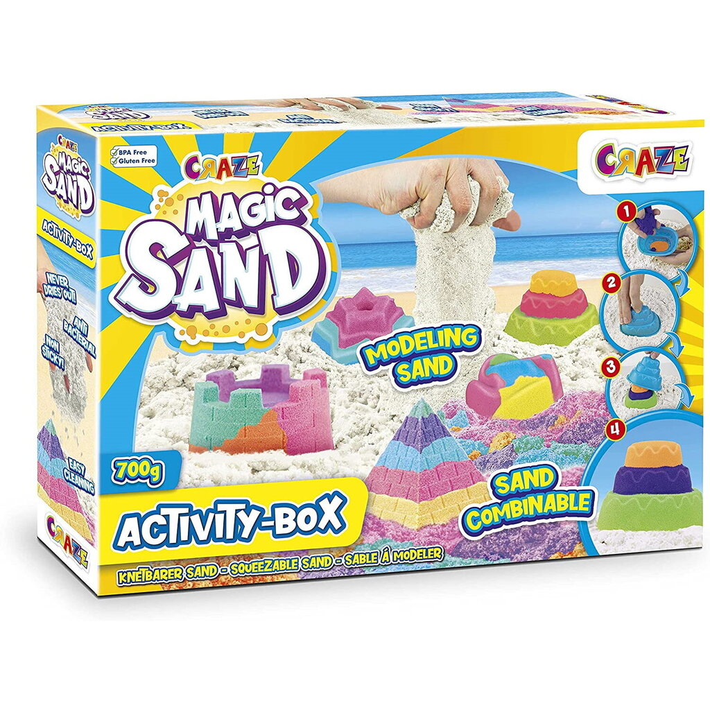 Kinetinis smėlis Craze Activity Box kaina ir informacija | Lavinamieji žaislai | pigu.lt