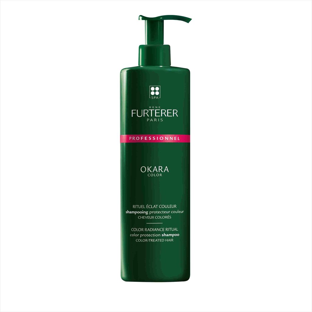 Šampūnas dažytiems plaukams Rene Furterer Okara Color Protection Shampoo, 600ml цена и информация | Šampūnai | pigu.lt