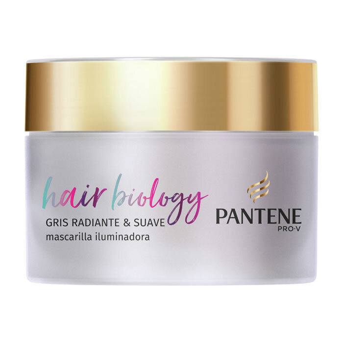 Plaukų kaukė Pantene pro v grey glowing illuminating mask, 160 ml kaina ir informacija | Priemonės plaukų stiprinimui | pigu.lt