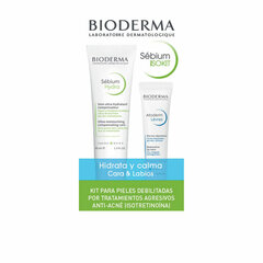 Rinkinys Bioderma Sebium Isokit: lūpų balzamas, 15 ml + veido kremas, 40 ml kaina ir informacija | Lūpų dažai, blizgiai, balzamai, vazelinai | pigu.lt