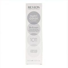 Перманентный крем-краска Revlon Nutri Color 1011 - Intense Silver 3-в-1, 100 мл цена и информация | Краска для волос | pigu.lt