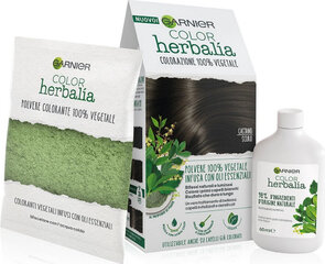 Plaukų dažai Garnier herbalia color vegetable dark brown kaina ir informacija | Plaukų dažai | pigu.lt